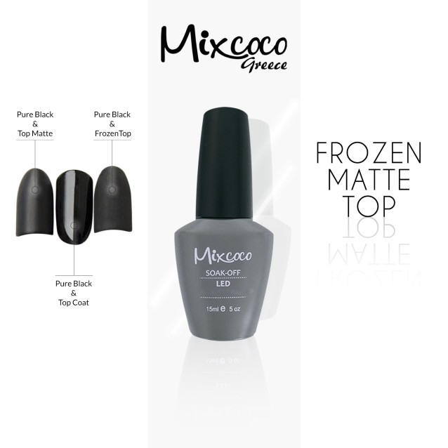 Mixcoco Frozen Matte Top Ματ Τοπ 15ml