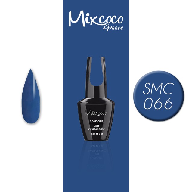 Mixcoco Ημιμόνιμο Βερνίκι Νυχιών SMC 066 Μπλε Ρουά 15ml