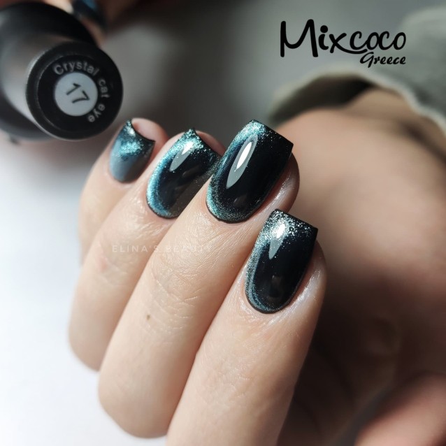 Mixcoco Ημιμόνιμο Βερνίκι Νυχιών Crystal Cat eye 17 15ml