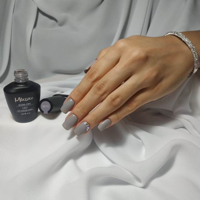 Mixcoco Ημιμόνιμο Βερνίκι Νυχιών MS 1113 Ποντικί 15ml