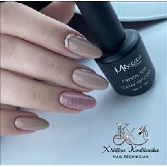 Mixcoco Ημιμόνιμο Βερνίκι Νυχιών MS 1112 Nude Ροζ 15ml