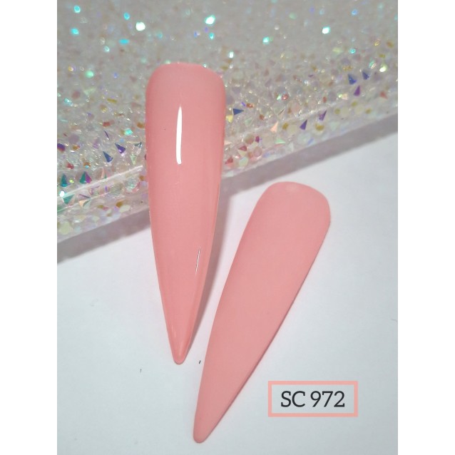 Mixcoco Ημιμόνιμο Βερνίκι Νυχιών SC 972 Σομόν Ροζ Μουντό 15ml