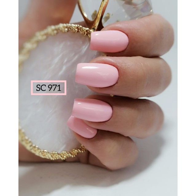 Mixcoco Ημιμόνιμο Βερνίκι Νυχιών SC 971 Ροζ Ανοιχτό 15ml