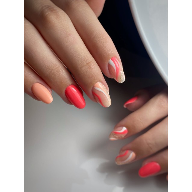 Mixcoco Ημιμόνιμο Βερνίκι Νυχιών SC 931 Κοραλί Ροζ 15ml