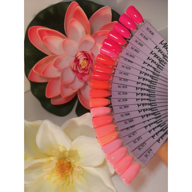 Mixcoco Ημιμόνιμο Βερνίκι Νυχιών SC 843 Fluo Φούξια Έντονο 15ml