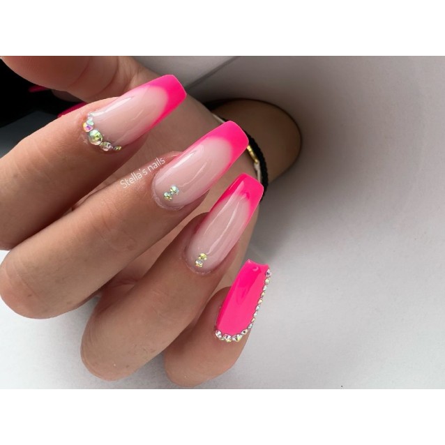 Mixcoco Ημιμόνιμο Βερνίκι Νυχιών SC 839 Fluo Ροζ 15ml