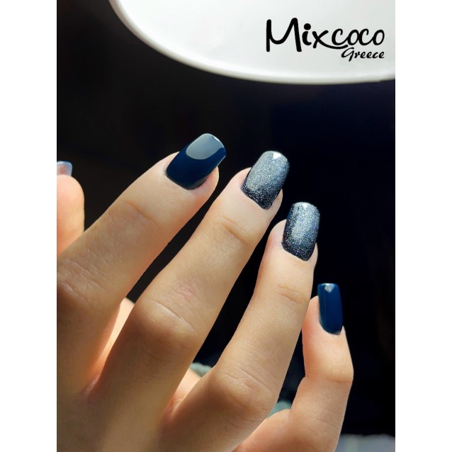 Mixcoco Ημιμόνιμο Βερνίκι Νυχιών MS 1247 Πετρόλ Σκούρο 15ml
