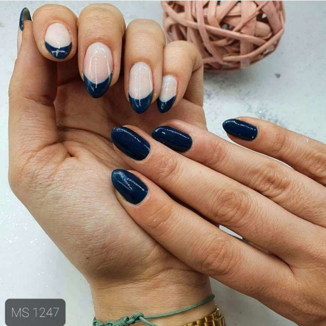 Mixcoco Ημιμόνιμο Βερνίκι Νυχιών MS 1247 Πετρόλ Σκούρο 15ml