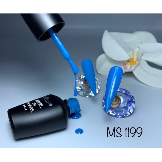 Mixcoco Ημιμόνιμο Βερνίκι Νυχιών MS 1199 Μπλε Γαλάζιο 15ml