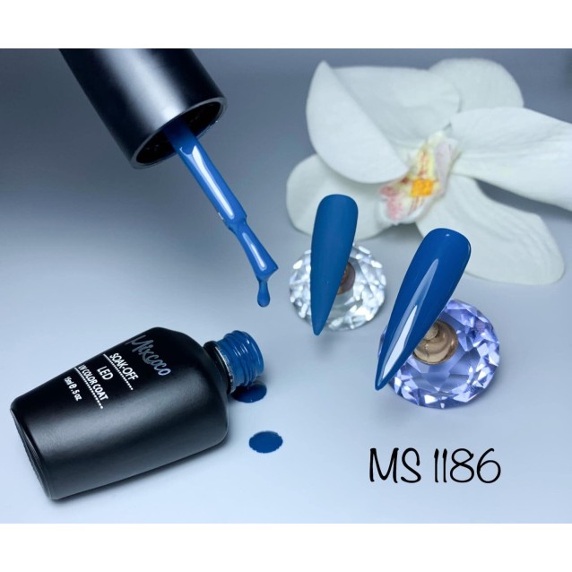 Mixcoco Ημιμόνιμο Βερνίκι Νυχιών MS 1186 Πετρόλ 15ml