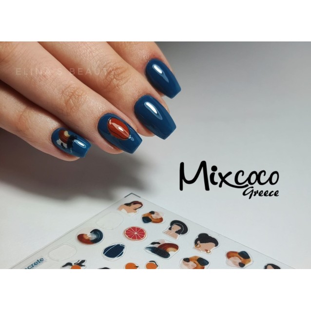 Mixcoco Ημιμόνιμο Βερνίκι Νυχιών MS 1186 Πετρόλ 15ml