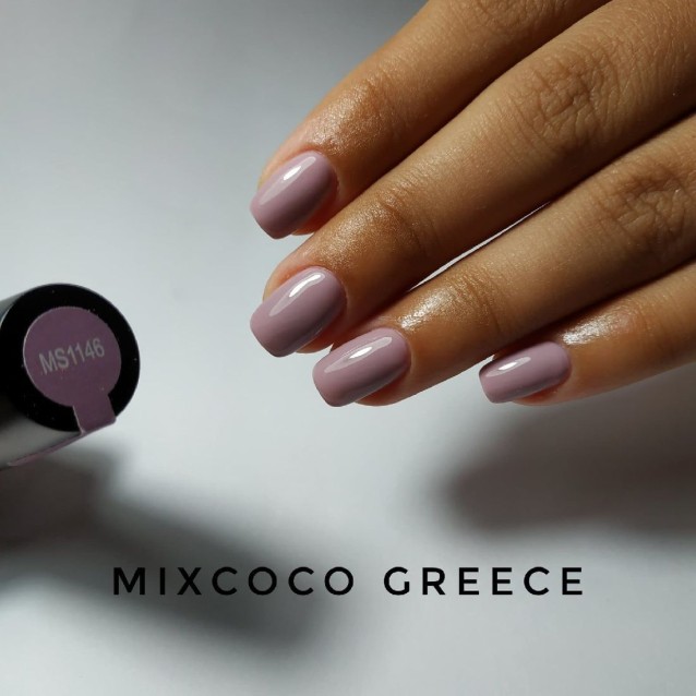 Mixcoco Ημιμόνιμο Βερνίκι Νυχιών MS 1146 Ροζ Μωβ Ανοιχτό 15ml