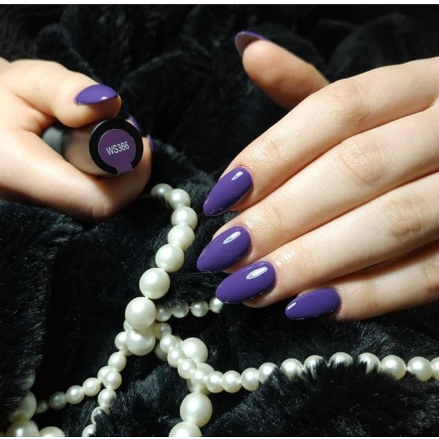 Mixcoco Ημιμόνιμο Βερνίκι Νυχιών WS 366 Μωβ Βιολετί 15ml