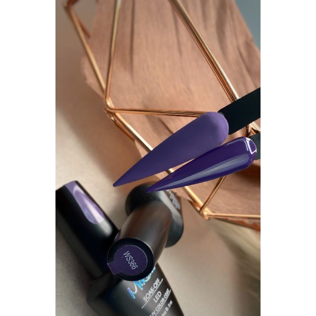 Mixcoco Ημιμόνιμο Βερνίκι Νυχιών WS 366 Μωβ Βιολετί 15ml