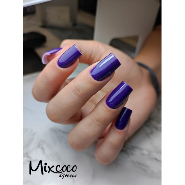 Mixcoco Ημιμόνιμο Βερνίκι Νυχιών WS 366 Μωβ Βιολετί 15ml