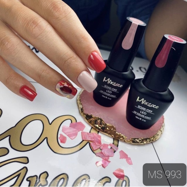 Mixcoco Ημιμόνιμο Βερνίκι Νυχιών MS 993 Κεραμιδί 15ml