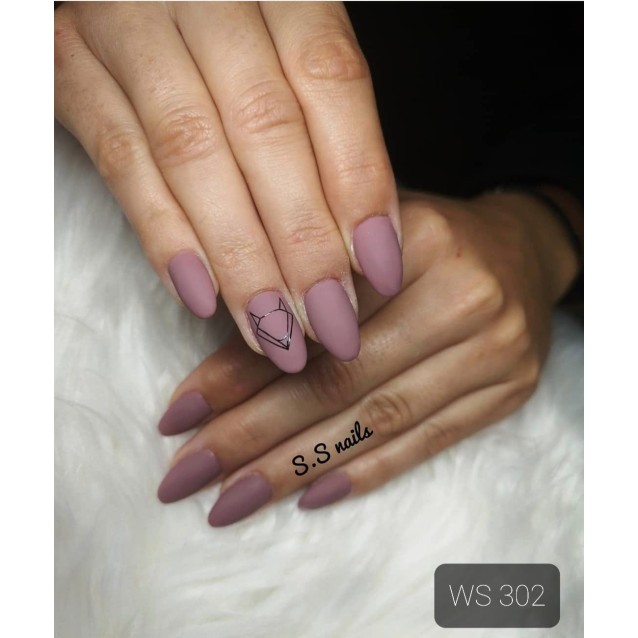 Mixcoco Ημιμόνιμο Βερνίκι Νυχιών WS 302 Σκούρο Σάπιο Μήλο 15ml