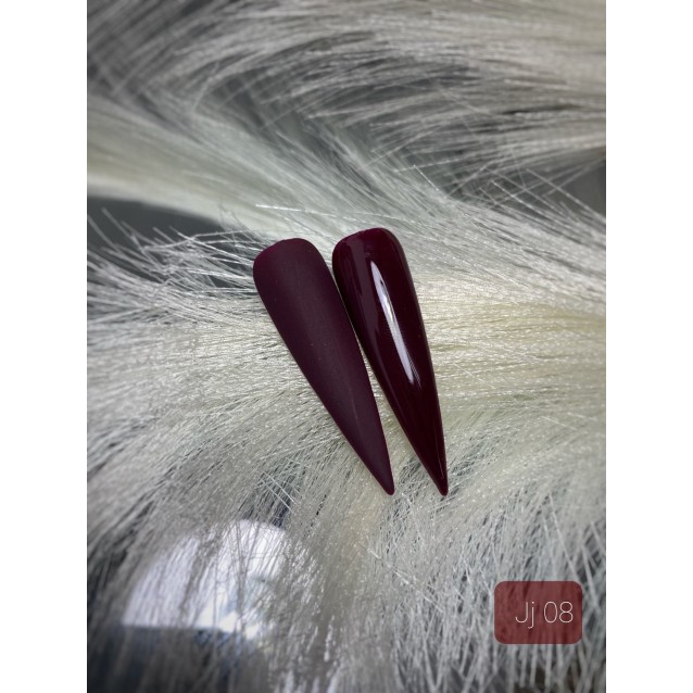 Mixcoco Ημιμόνιμο Βερνίκι Νυχιών JJ 08 Μελιτζανί Σκούρο 15ml