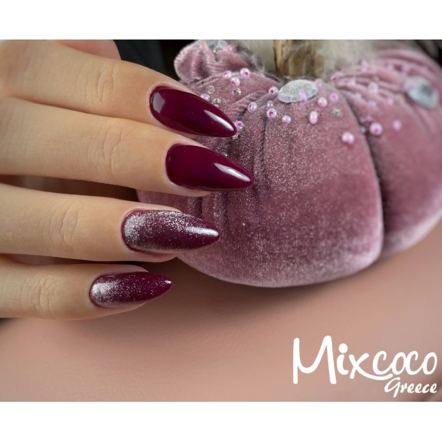 Mixcoco Ημιμόνιμο Βερνίκι Νυχιών JJ 07 Βουργουνδί 15ml