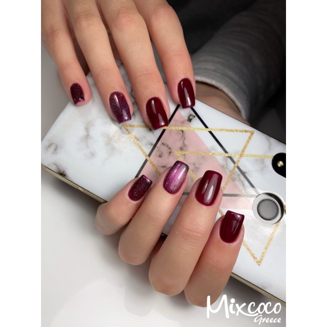 Mixcoco Ημιμόνιμο Βερνίκι Νυχιών JJ 06 Μπορντό 15ml