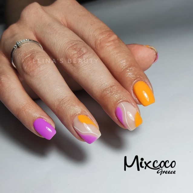 Mixcoco Ημιμόνιμο Βερνίκι Νυχιών SC 505 Ανοιχτό Φούξια Μωβ 15ml