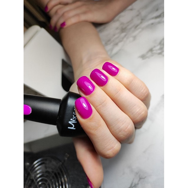 Mixcoco Ημιμόνιμο Βερνίκι Νυχιών SC 504 Φούξια Μωβ 15ml
