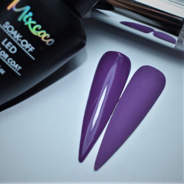 Mixcoco Ημιμόνιμο Βερνίκι Νυχιών SC 337 Μωβ Σκούρο 15ml