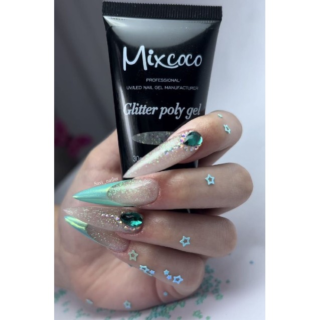 Mixcoco Ημιμόνιμο Βερνίκι Νυχιών SC 258 Τιρκουάζ 15ml