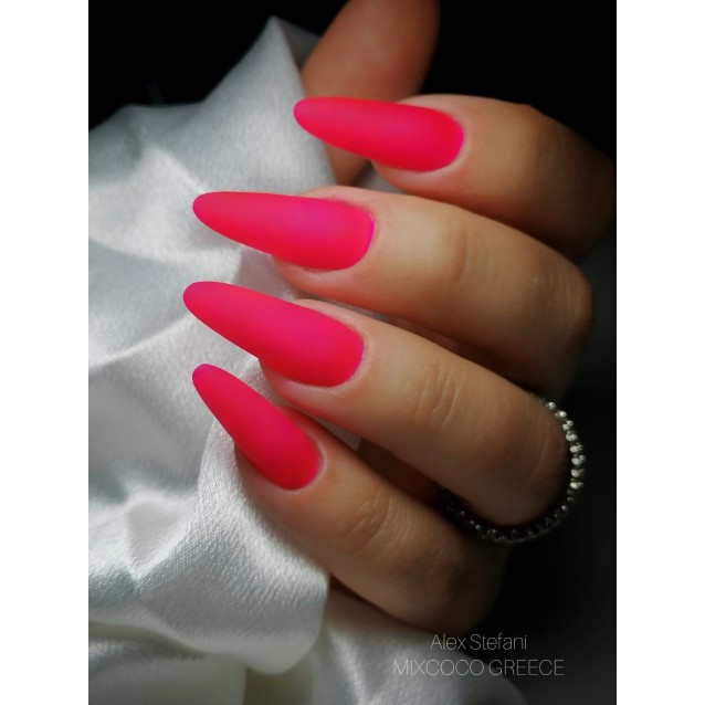 Mixcoco Ημιμόνιμο Βερνίκι Νυχιών SC 055 Clear Fluo Φούξια 15ml