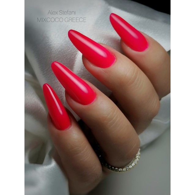 Mixcoco Ημιμόνιμο Βερνίκι Νυχιών SC 055 Clear Fluo Φούξια 15ml