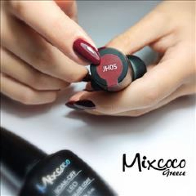 Mixcoco Ημιμόνιμο Βερνίκι Νυχιών JH 05 Μπορντό 15ml