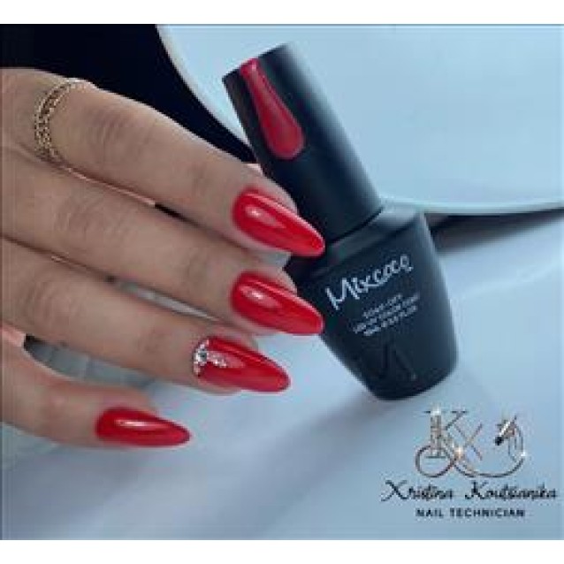 Mixcoco Ημιμόνιμο Βερνίκι Νυχιών JH 04 Κόκκινο 15ml