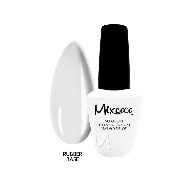 Mixcoco Rubber Base Διάφανη Βάση Καουτσούκ 15ml
