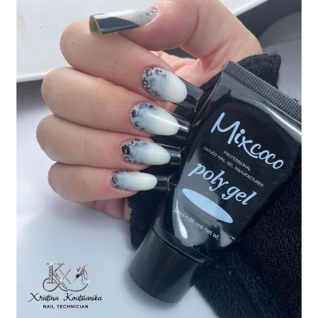 Mixcoco Poly gel Λευκό 30ml