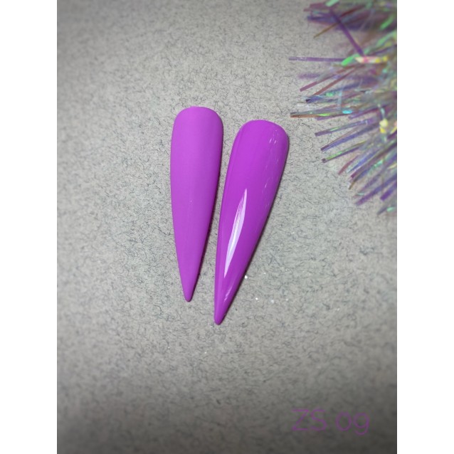 Mixcoco Ημιμόνιμο Βερνίκι Νυχιών ZS 009 Purple Flavor Φούξια Μωβ 15ml