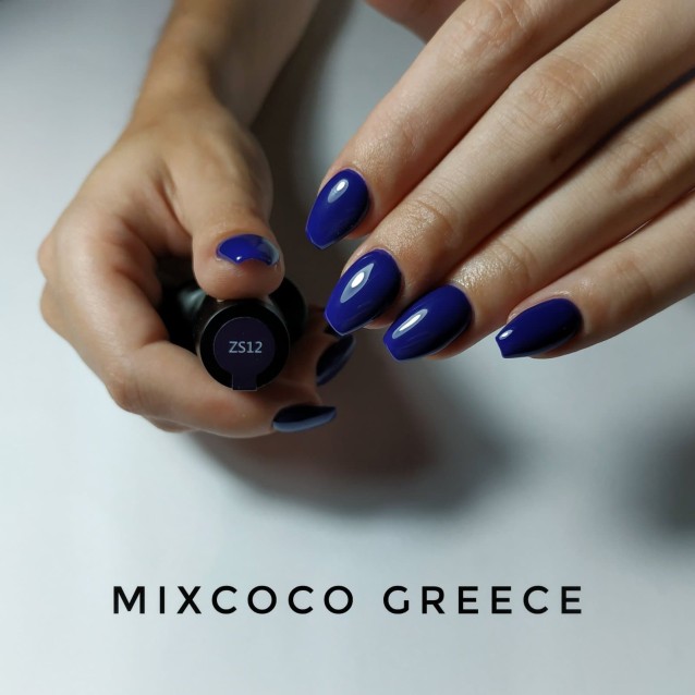 Mixcoco Ημιμόνιμο Βερνίκι Νυχιών ZS 012 Purple Flavor Μελανί 15ml