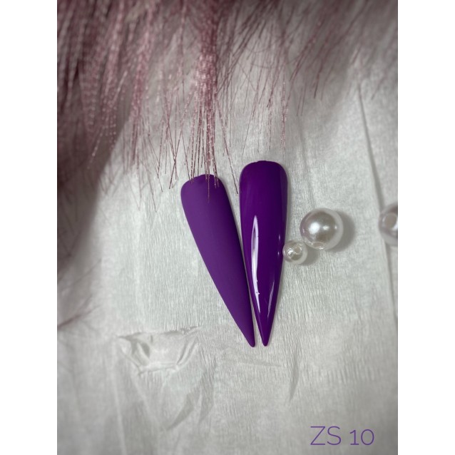 Mixcoco Ημιμόνιμο Βερνίκι Νυχιών ZS 010 Purple Flavor Μωβ 15ml