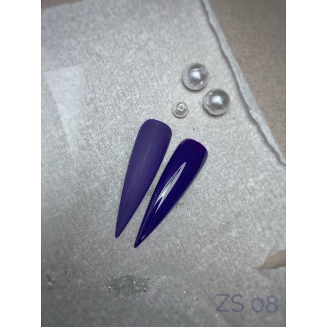Mixcoco Ημιμόνιμο Βερνίκι Νυχιών ZS 008 Purple Flavor Βιολετί Σκούρο 15ml