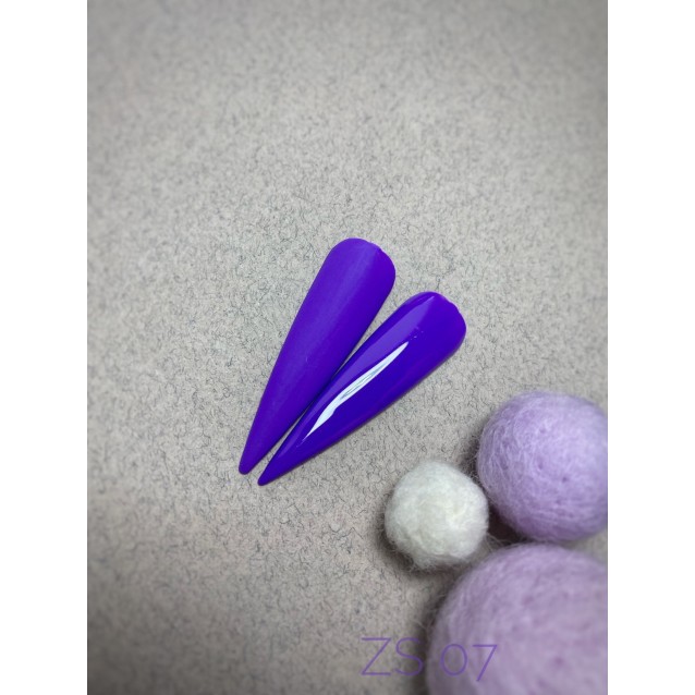 Mixcoco Ημιμόνιμο Βερνίκι Νυχιών ZS 007 Purple Flavor Royal Μωβ 15ml