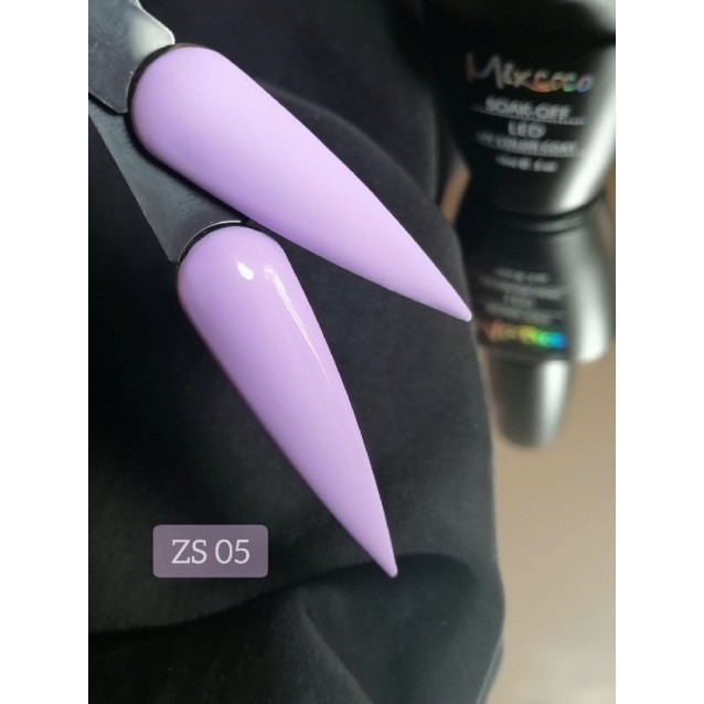 Mixcoco Ημιμόνιμο Βερνίκι Νυχιών ZS 005 Purple Flavor Μωβ Λιλά 15ml