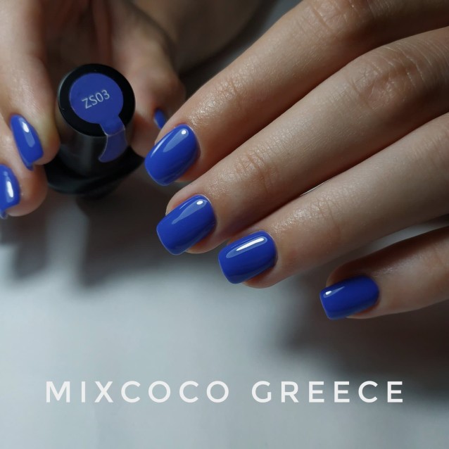 Mixcoco Ημιμόνιμο Βερνίκι Νυχιών ZS 003 Purple Flavor Μπλε Μωβ Ανοιχτό 15ml