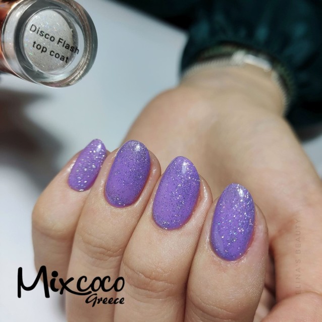 Mixcoco Ημιμόνιμο Βερνίκι Νυχιών ZS 002 Purple Flavor Βαθύ Λιλά 15ml