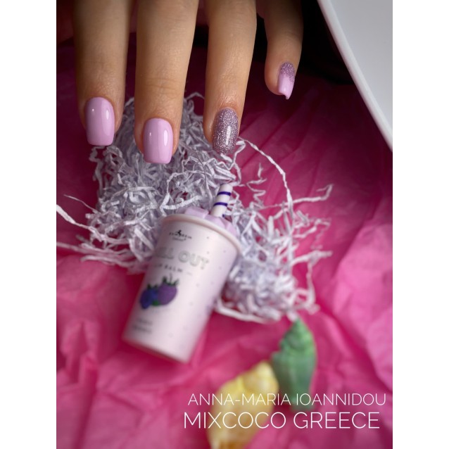 Mixcoco Ημιμόνιμο Βερνίκι Νυχιών ZS 001 Purple Flavor Ροζ Λιλά 15ml