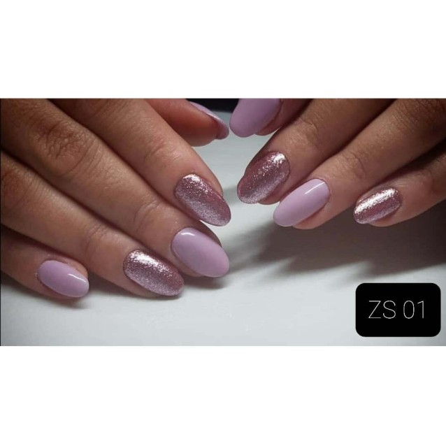 Mixcoco Ημιμόνιμο Βερνίκι Νυχιών ZS 001 Purple Flavor Ροζ Λιλά 15ml