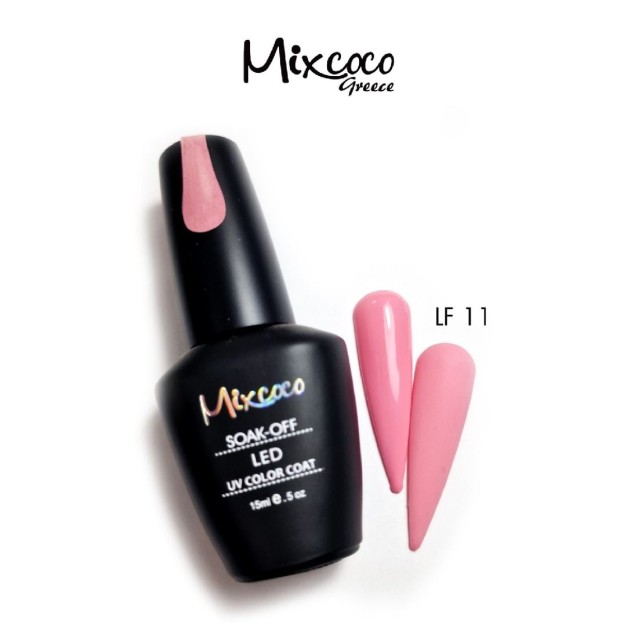 Mixcoco Ημιμόνιμο Βερνίκι Νυχιών LF 011 Ροζ Σάπιο Μήλο 15ml