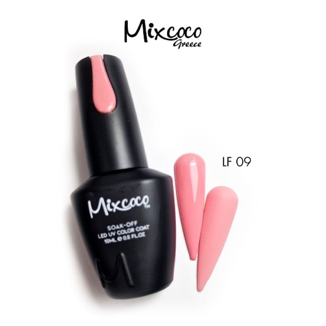 Mixcoco Ημιμόνιμο Βερνίκι Νυχιών LF 009 Ροζ Nude Ψυχρό 15ml