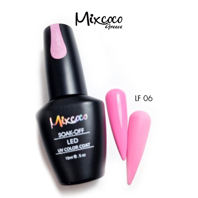 Mixcoco Ημιμόνιμο Βερνίκι Νυχιών LF 006 Barbie Pink 15ml