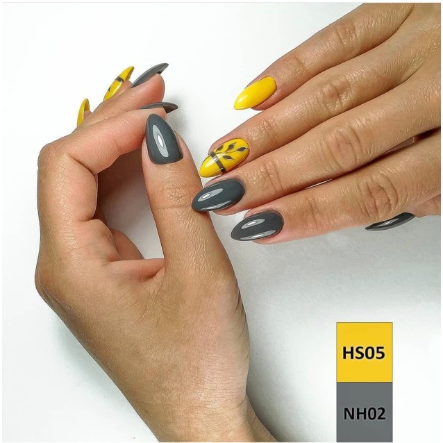 Mixcoco Ημιμόνιμο Βερνίκι Νυχιών HS 005 Clear Κίτρινο 15ml