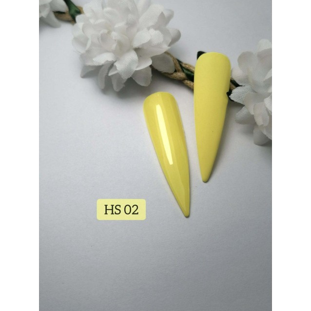 Mixcoco Ημιμόνιμο Βερνίκι Νυχιών HS 002 Κίτρινο Ανοιχτό 15ml