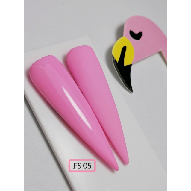 Mixcoco Ημιμόνιμο Βερνίκι Νυχιών FS 005 Ροζ Έντονο 15ml